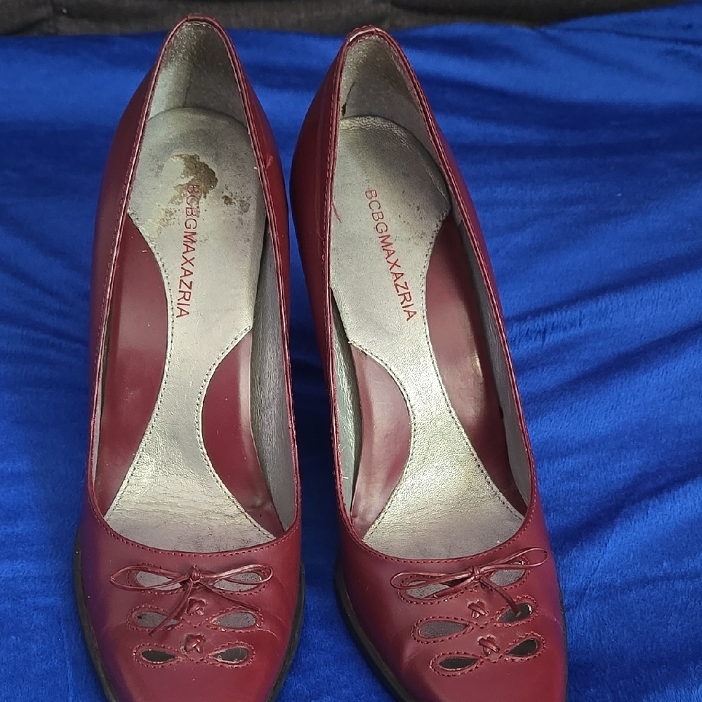 BCBGMAXAZRIA Women's Red Heels